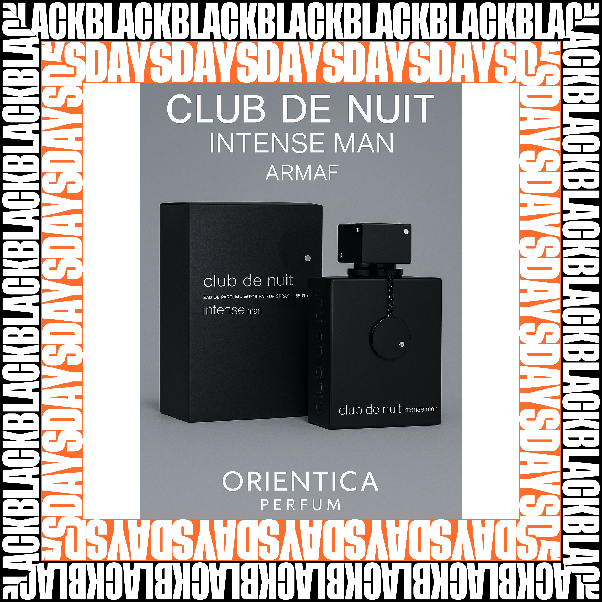 CLUB DE NUIT INTENSE MAN BLACK DAYS